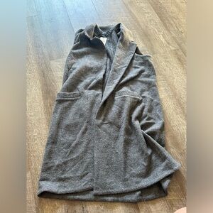 Long Fleece Eileen Fisher Vest, size S/P